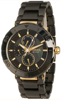 Buy Fossil Black Dial Black Stainless Steel Strap Mens Watch online