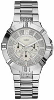 Buy Ladies Guess Silver Vista Stone Set Watch online