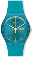 Buy Unisex Swatch Turquoise Rebel Watch online