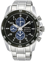 Buy Mens Seiko Sportura Alarm Chronograph Watch online