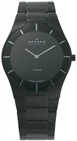 Buy Ladies Skagen Architect Black Titanium Watch online