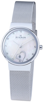 Buy Ladies Skagen Round Mop Patterned Watch online