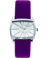 Buy Ted Baker Ladies Silver Dial With Pink Patent Leather Strap Watch online