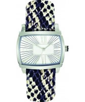 Buy Ted Baker Ladies Silver Snakeskin Watch online