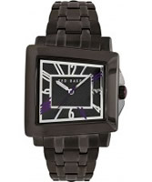 Buy Ted Baker Mens Gunmetal Bracelet Watch online