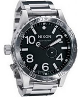 Buy Nixon The 51-30 Tide Black Steel Watch online