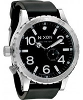 Buy Nixon The 51-30 PU Strap All Black Watch online