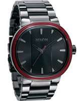 Buy Nixon The Capital Gunmetal Red Watch online