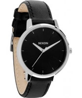 Buy Nixon Ladies The Kensington Leather Black Watch online