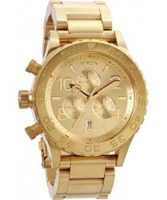 Buy Nixon The 42-20 Chrono Gold Watch online