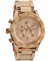 Buy Nixon The 42-20 Chrono All Rose Gold Watch online