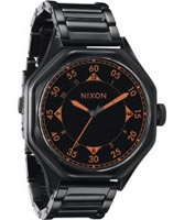 Buy Nixon The Falcon All Black Orange Steel Watch online