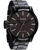 Buy Nixon Mens Chronicle SS Darkwood Black Watch online