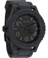 Buy Nixon Mens Rubber 51-30 Grey Black Watch online