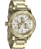 Buy Nixon The 42-20 Chrono Two Tone Watch online