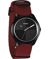 Buy Nixon The Quad Dark Red and Black Watch online