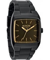 Buy Nixon Mens Manual Matte Black and Orange Tint Watch online