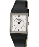 Buy Boccia Ladies Titanium Leather Strap Watch online