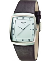 Buy Boccia Mens Titanium White Brown Watch online