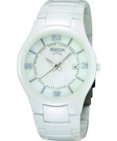 Buy Boccia Ladies White Ceramic Bracelet Watch online