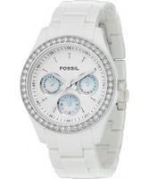 Buy Fossil Ladies Stella All White Watch online