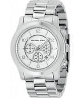 Buy Michael Kors Mens Runway Chronograph Steel Watch online