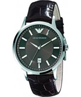 Buy Emporio Armani Mens Dark Brown Renato Watch online