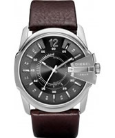 Buy Diesel Mens Goose Grey Brown Watch online