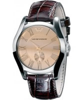 Buy Emporio Armani Mens Brown Valente Watch online