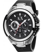 Buy Armani Exchange Mens Black Sport Ranger Active Watch online