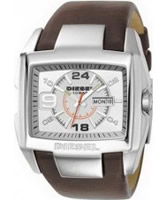 Buy Diesel Mens Bugout Silver Brown Watch online