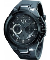 Buy Armani Exchange Mens All Black Sport Ranger Active Watch online