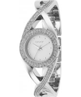 Buy DKNY Ladies Crystal Silver Watch online