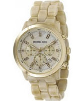 Buy Michael Kors Ladies Chronograph Crystals Champagne Watch online