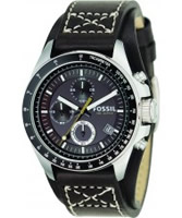 Buy Fossil Mens Brown Decker Chronograph Watch online