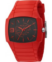 Buy Diesel Trojan Black Red Watch online