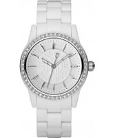 Buy DKNY Ladies Crystals White Watch online