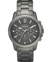 Buy Fossil Mens Grey Grant Chronograph Watch online