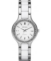 Buy DKNY Ladies Ceramix Two Tone Watch online