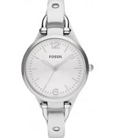 Buy Fossil Ladies White Georgia Watch online