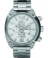 Buy Diesel Mens Advanced Chronograph Silver Watch online