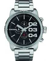 Buy Diesel Mens Advanced Black Steel Watch online