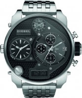 Buy Diesel Mens Big Daddy Chrono Black Watch online