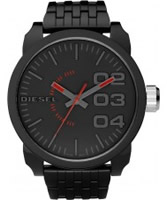 Buy Diesel Mens Franchise Black Watch online