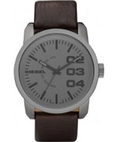 Buy Diesel Mens Franchise NSBB Grey Black Watch online