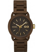 Buy Diesel Ladies Franchise Brown Acrylic Watch online