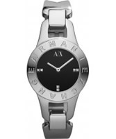 Buy Armani Exchange Ladies Black Silver Lilly Smart Watch online