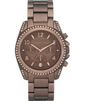 Buy Michael Kors Ladies Blair Brown Chronograph Watch online