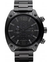 Buy Diesel Mens Chronograph Black IP Watch online