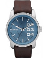 Buy Diesel Mens Franchise Blue Brown Watch online